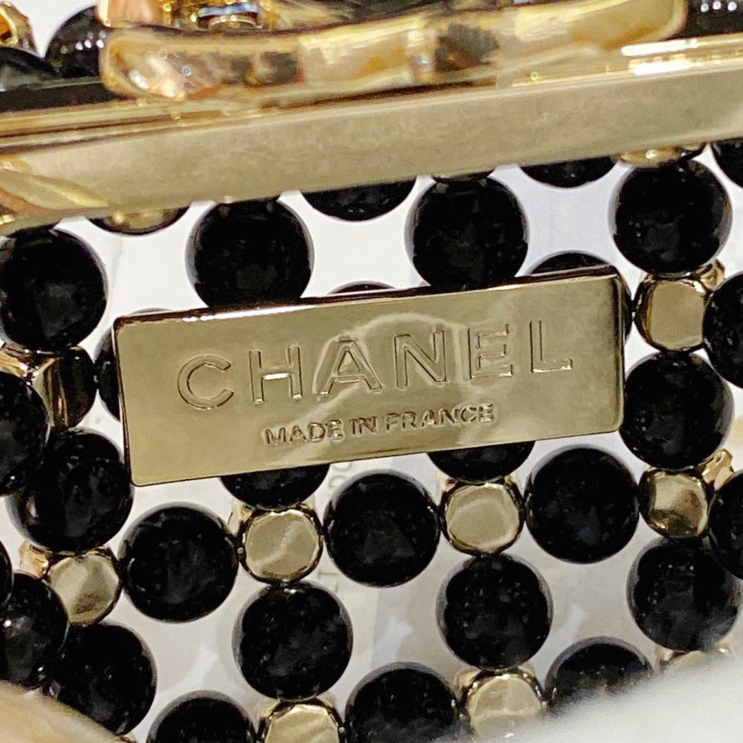 Bagsaaa Ch**el Mini Evening Bag Black & Multicolor AS3769 - 8×7×7 cm
