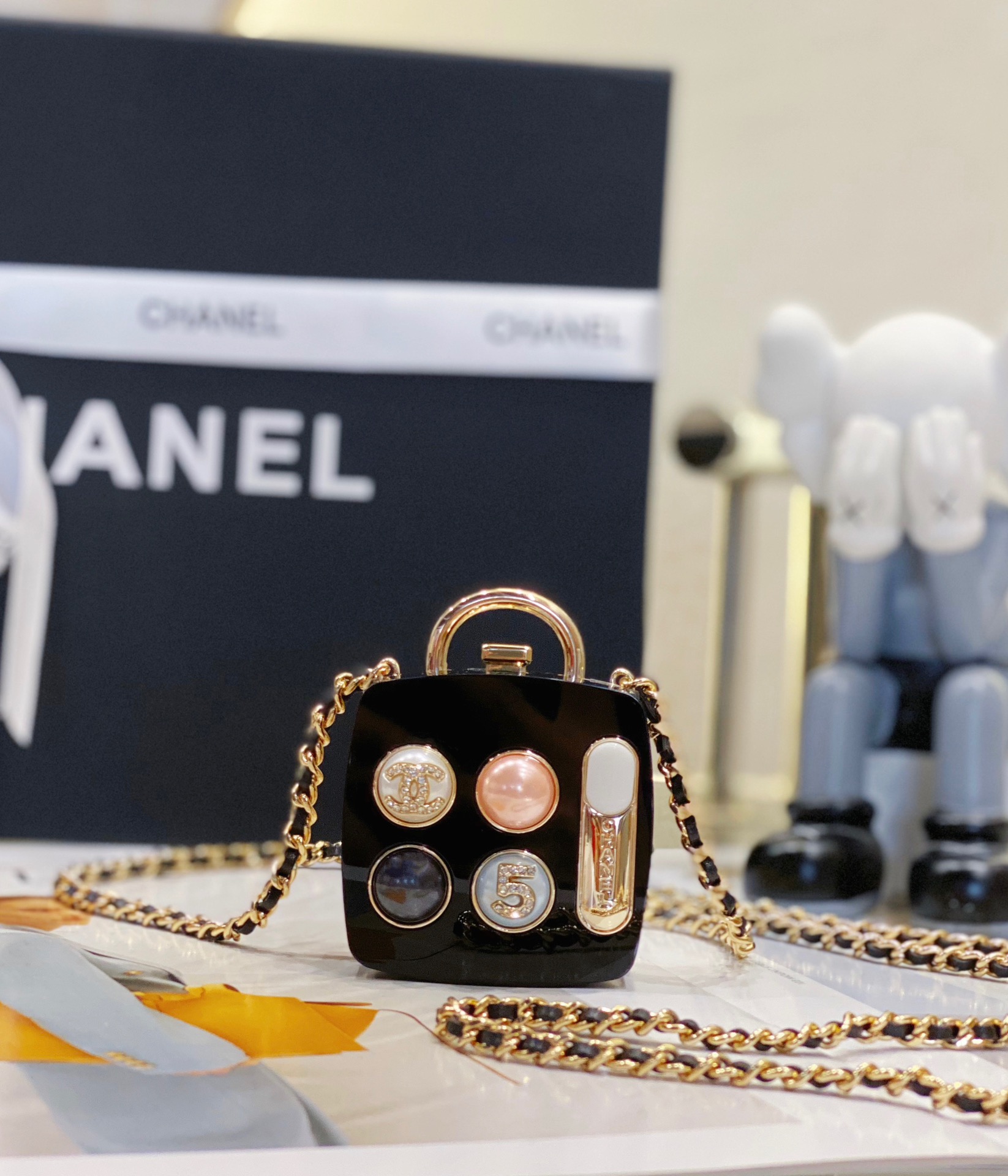 Bagsaaa Ch**el Long Pendant Necklace ABA744