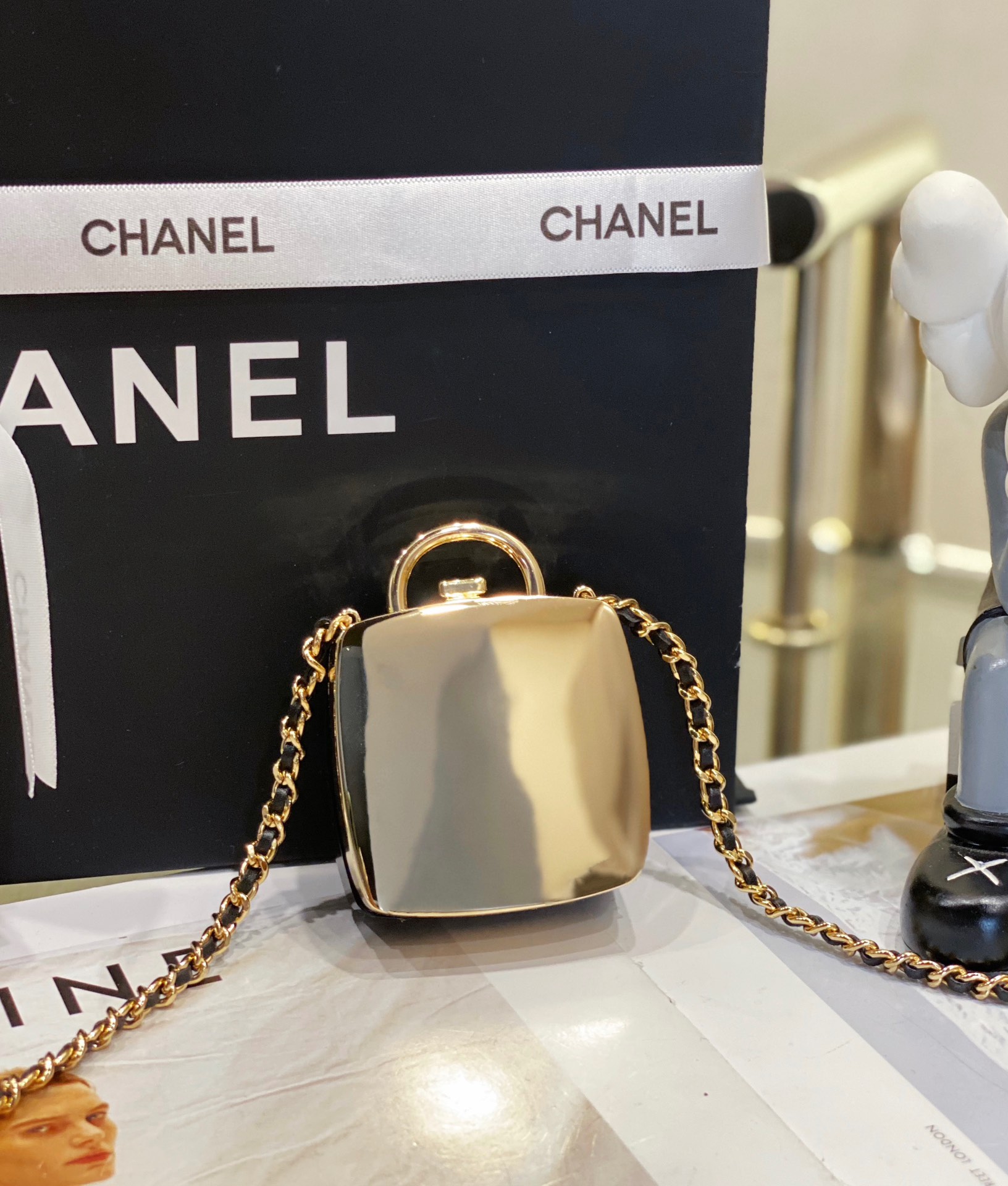 Bagsaaa Ch**el Long Pendant Necklace ABA744