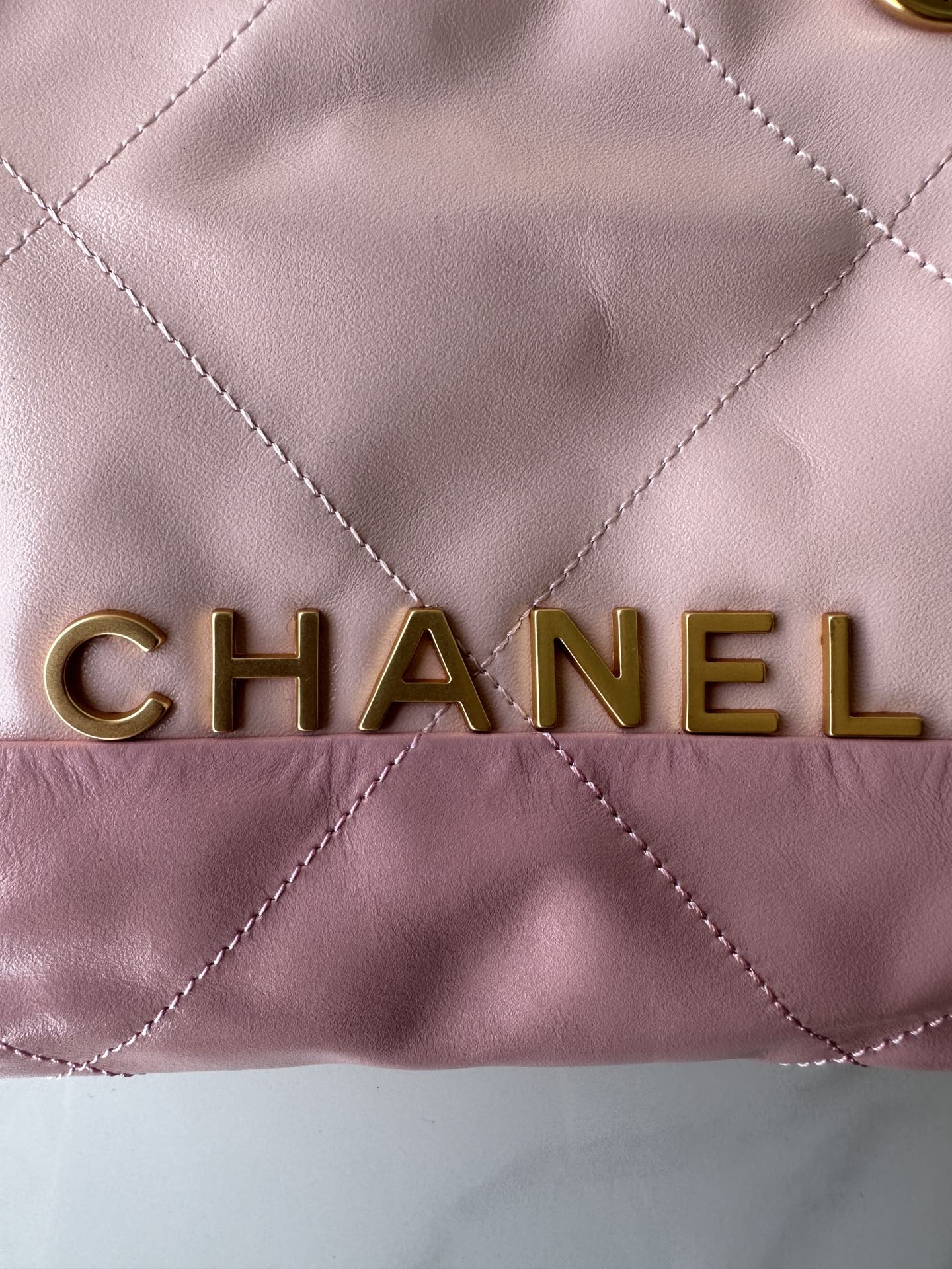 Bagsaaa Ch**el 22 Mini Handbag Light Pink & Light Purple AS3980 - 20 × 19 × 6 cm