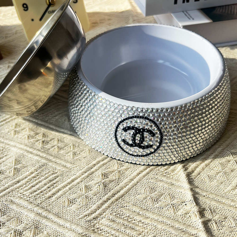 Bagsaaa Ch**el Bling Pet Bowl
