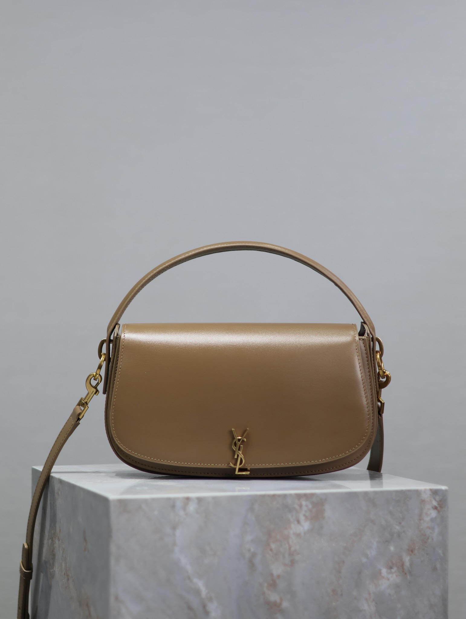 Bagsaaa Y51 Voltaire In Box Sa1nt Lau*nt 787671 Beige - 24 X 15 X 5 CM