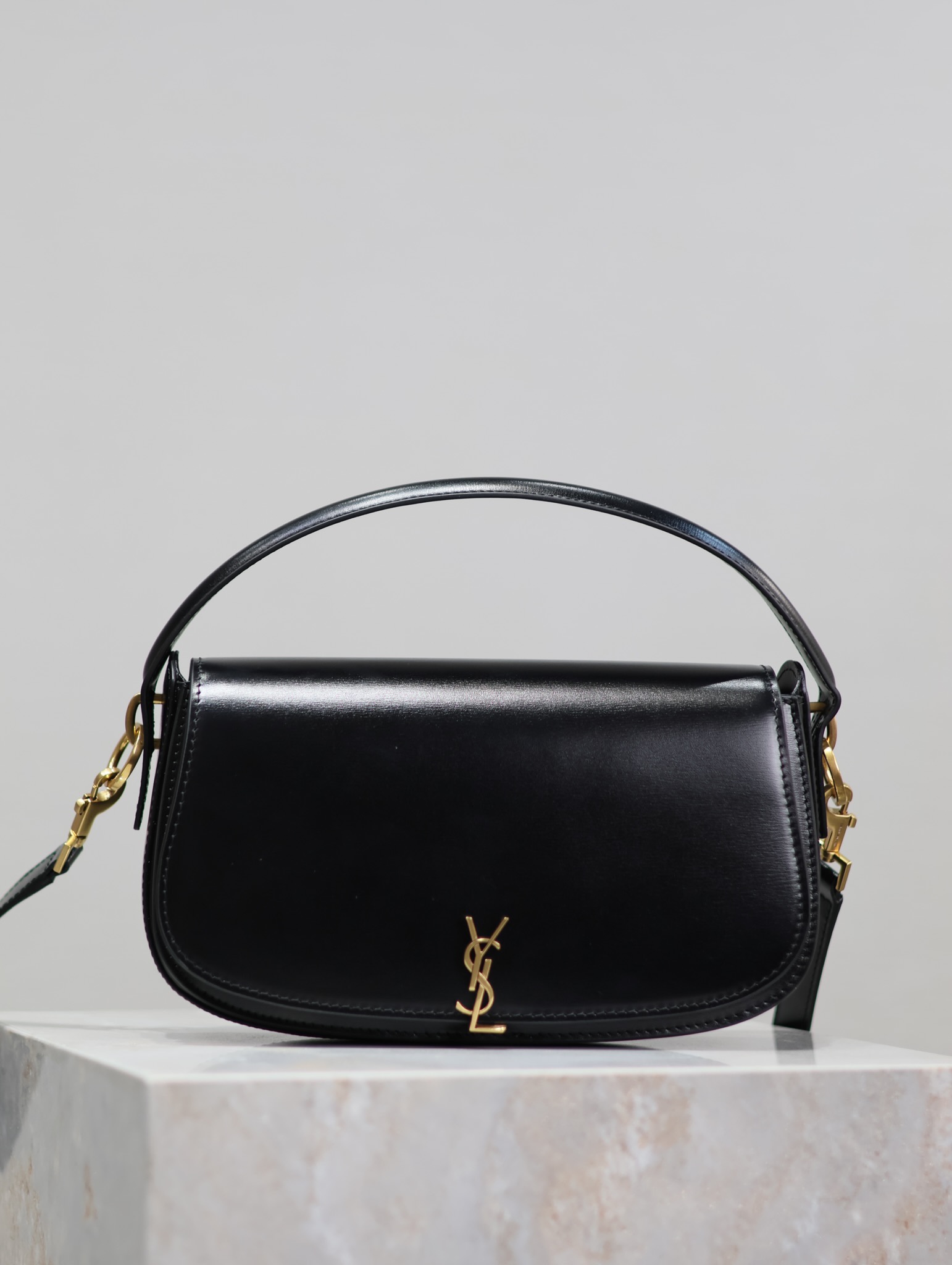 Bagsaaa Y51 Voltaire In Box Sa1nt Lau*nt 787671 Black - 24 X 15 X 5 CM