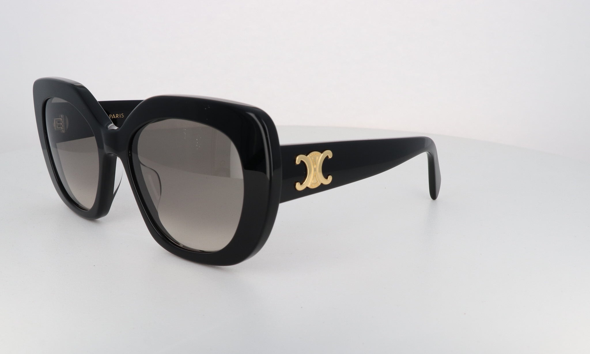 Bagsaaa Ce1i*e Triomphe 06 Sunglasses In Acetate Black