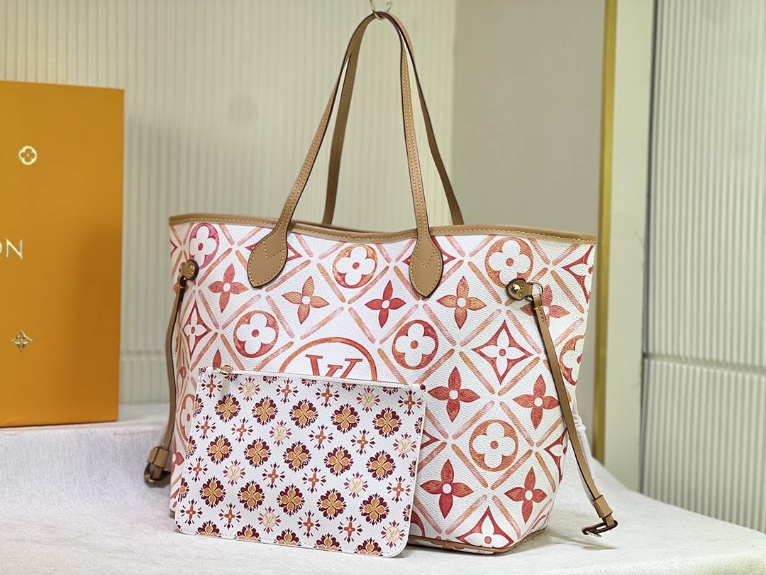 Bagsaaa L0vis Vvtt0n M25317 Neverfull MM Coral - 31 x 28 x 14 cm