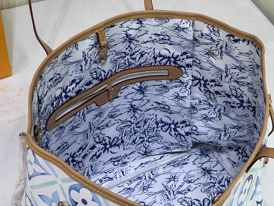 Bagsaaa L0vis Vvtt0n M11263 Neverfull MM Lagoon Blue - 31 x 28 x 14 cm