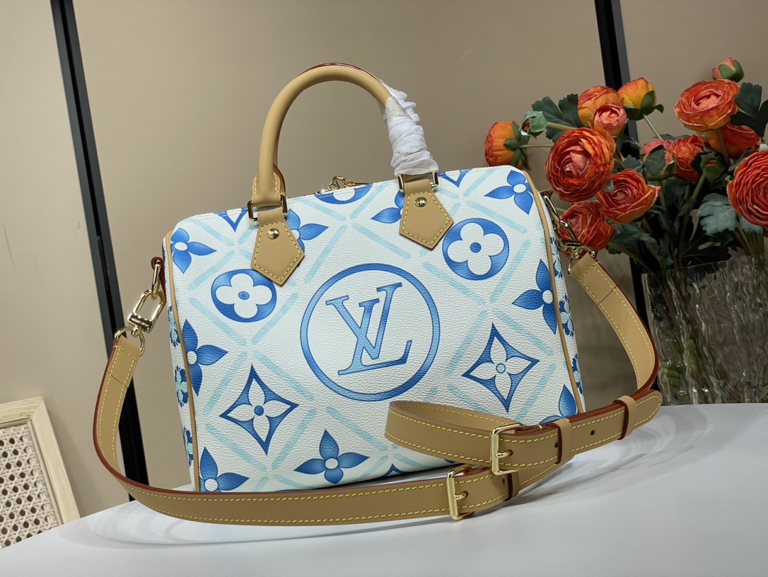 Bagsaaa L0vis Vvtt0n M11264 Speedy Bandoulière 25 Bag Loon Blue - 25 x 19 x 15 cm