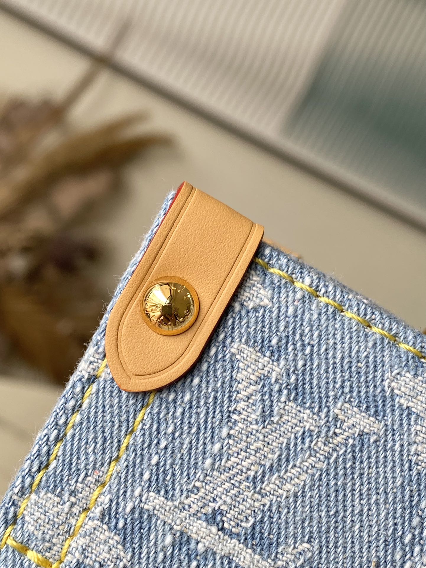 Bagsaaa L0vis Vvtt0n M24897 Let Go PM Bag Sky Blue Denim - 28 x 23 x 10.5 cm