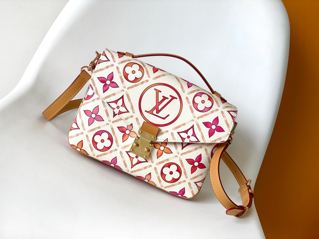 Bagsaaa L0vis Vvtt0n M11461 Pochette Métis Bag Coral - 25 x 19 x 7 cm