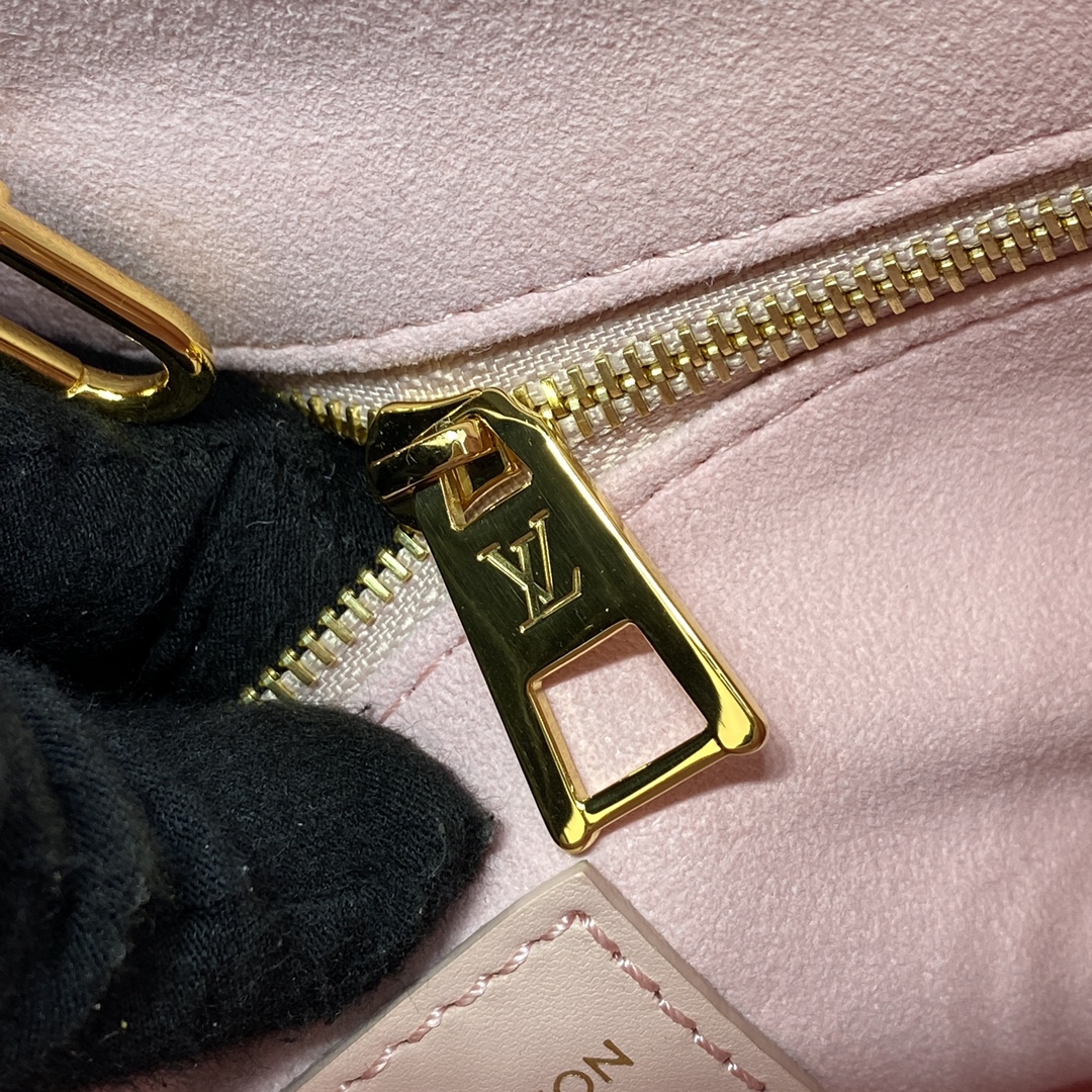 Bagsaaa L0vis Vvtt0n M47135 OnTheGo PM Bag Opal Pink - 25 x 19 x 11.5 cm