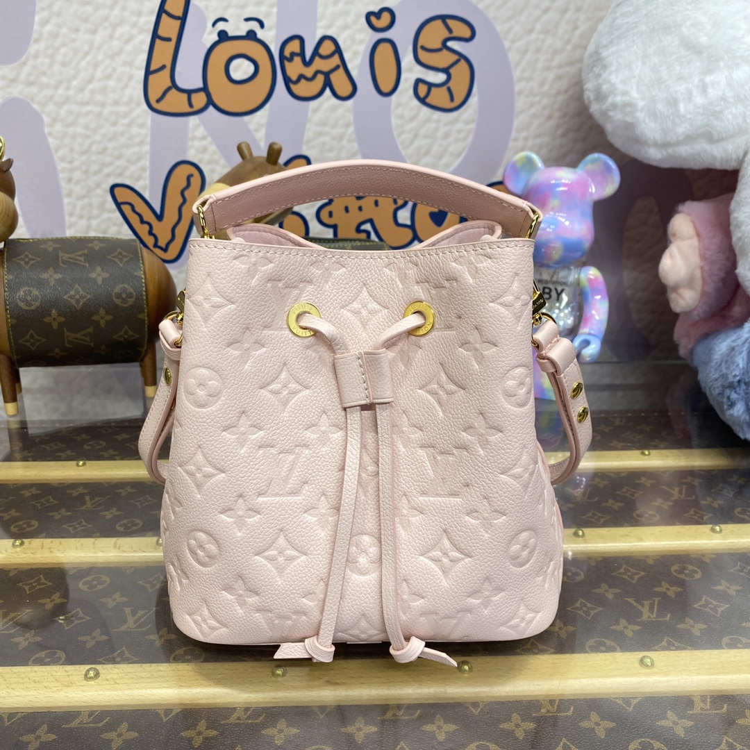 Bagsaaa L0vis Vvtt0n M47038 NéoNoé BB Bucket Bag Opal Pink - 20 x 20 x 13 cm