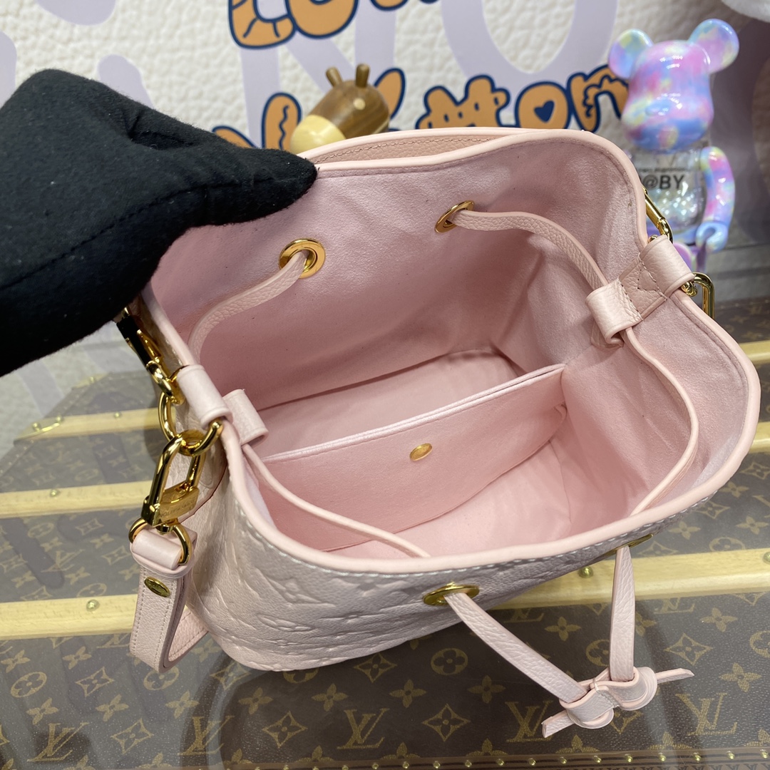 Bagsaaa L0vis Vvtt0n M47038 NéoNoé BB Bucket Bag Opal Pink - 20 x 20 x 13 cm