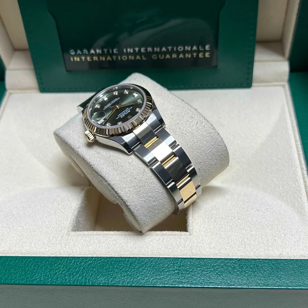 Bagsaaa R01ex Datejust 31mm Olive Green Watch