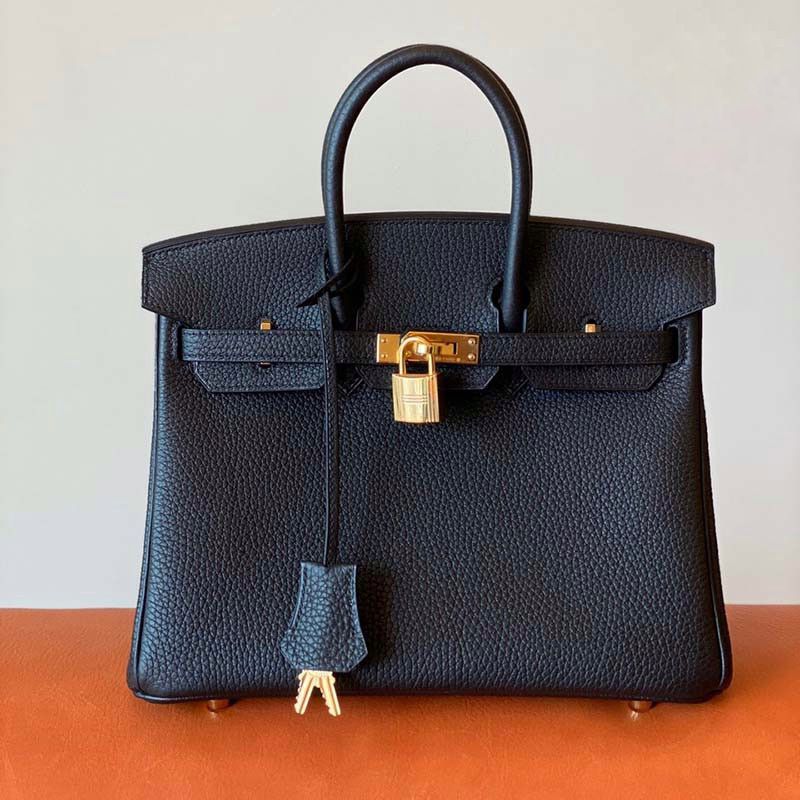 Bagsaaa H**me5 Birkin Black Togo & Gold Hardware - 25cm