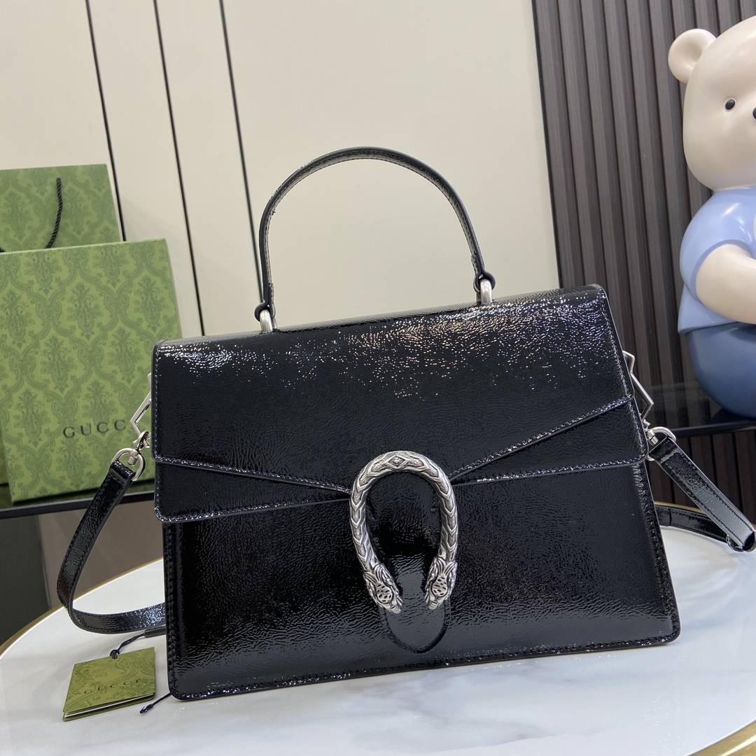 Bagsaaa Gvc*1 Dionysus Medium Top Handle Bag 795007 Black - 29 x 20 x 10.5cm