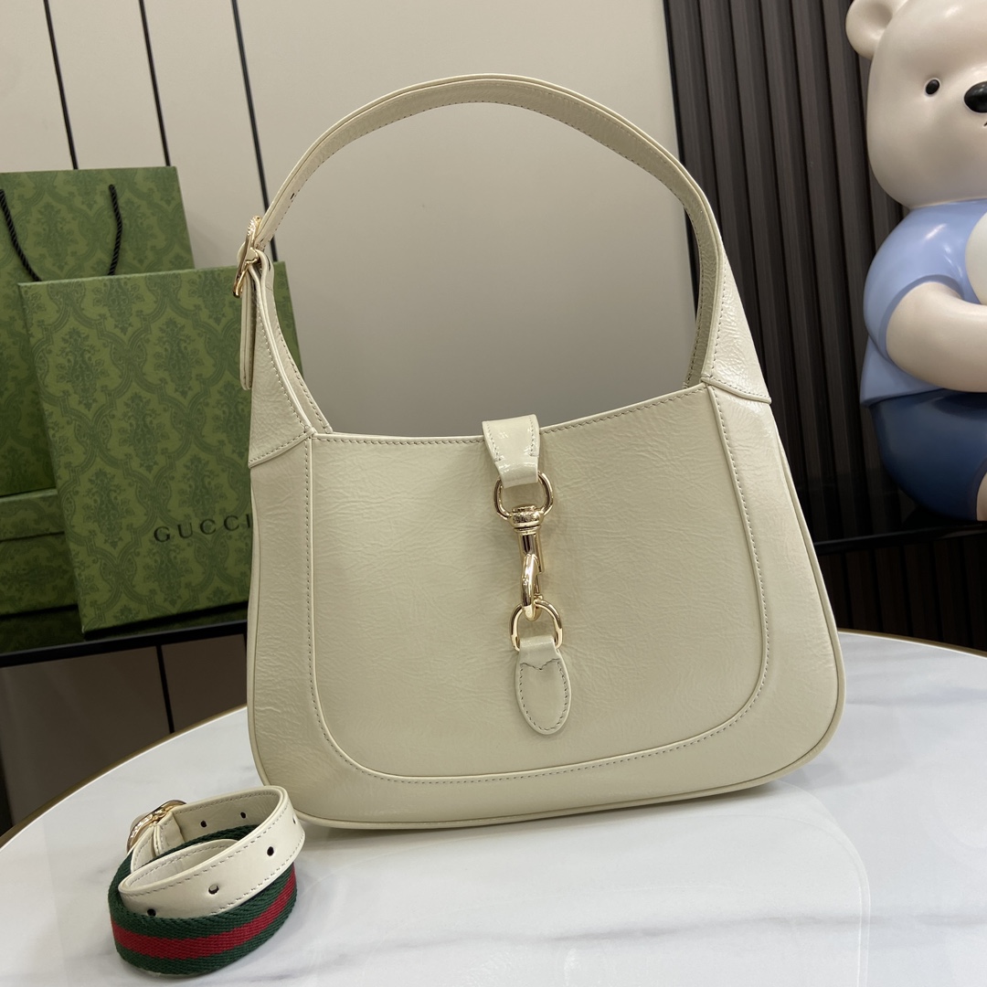 Bagsaaa Gvc*1 Jackie Small Shoulder Bag 782849 Ivory - 27.5x19x4 cm