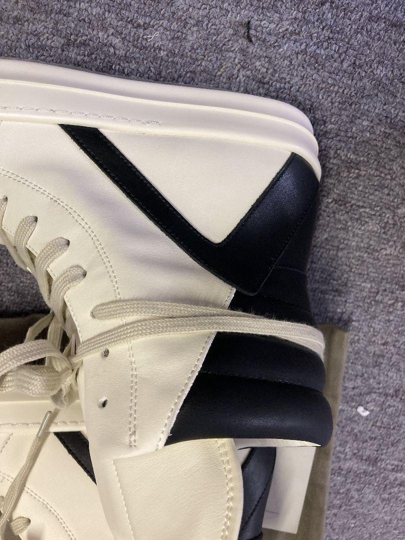 Bagsaaa Rick Owens Geobasket Sneakers White