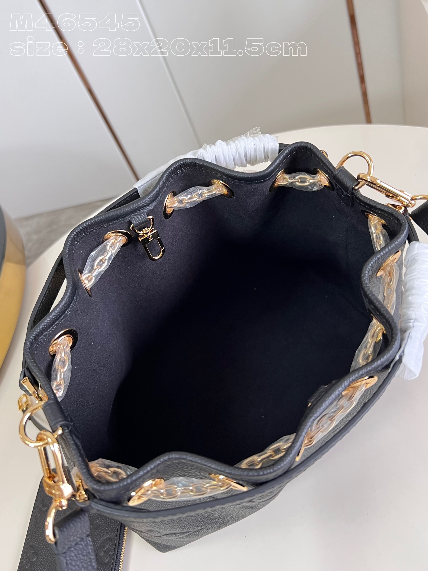 Bagsaaa L0vis Vvtt0n M47209 Bundle Bag Black - 28 x 20 x 11.5 cm