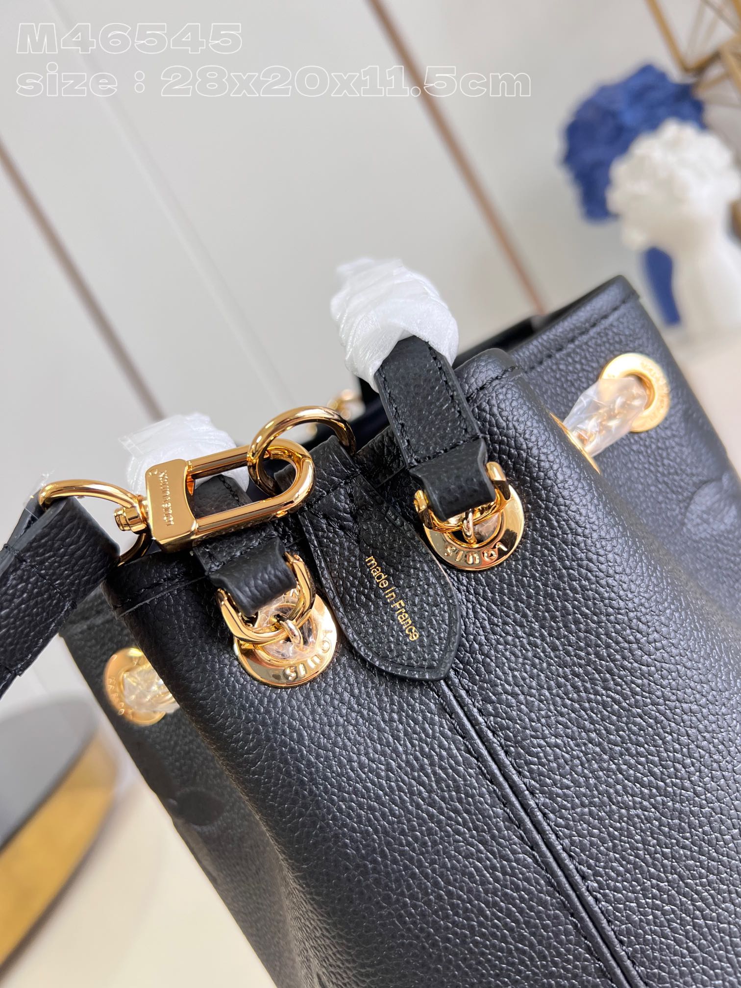 Bagsaaa L0vis Vvtt0n M47209 Bundle Bag Black - 28 x 20 x 11.5 cm