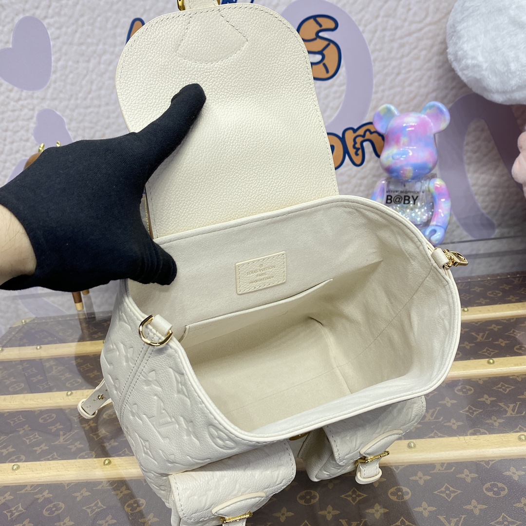 Bagsaaa L0vis Vvtt0n M47106 Backup Backpack Cream - 20 x 22 x 14 cm