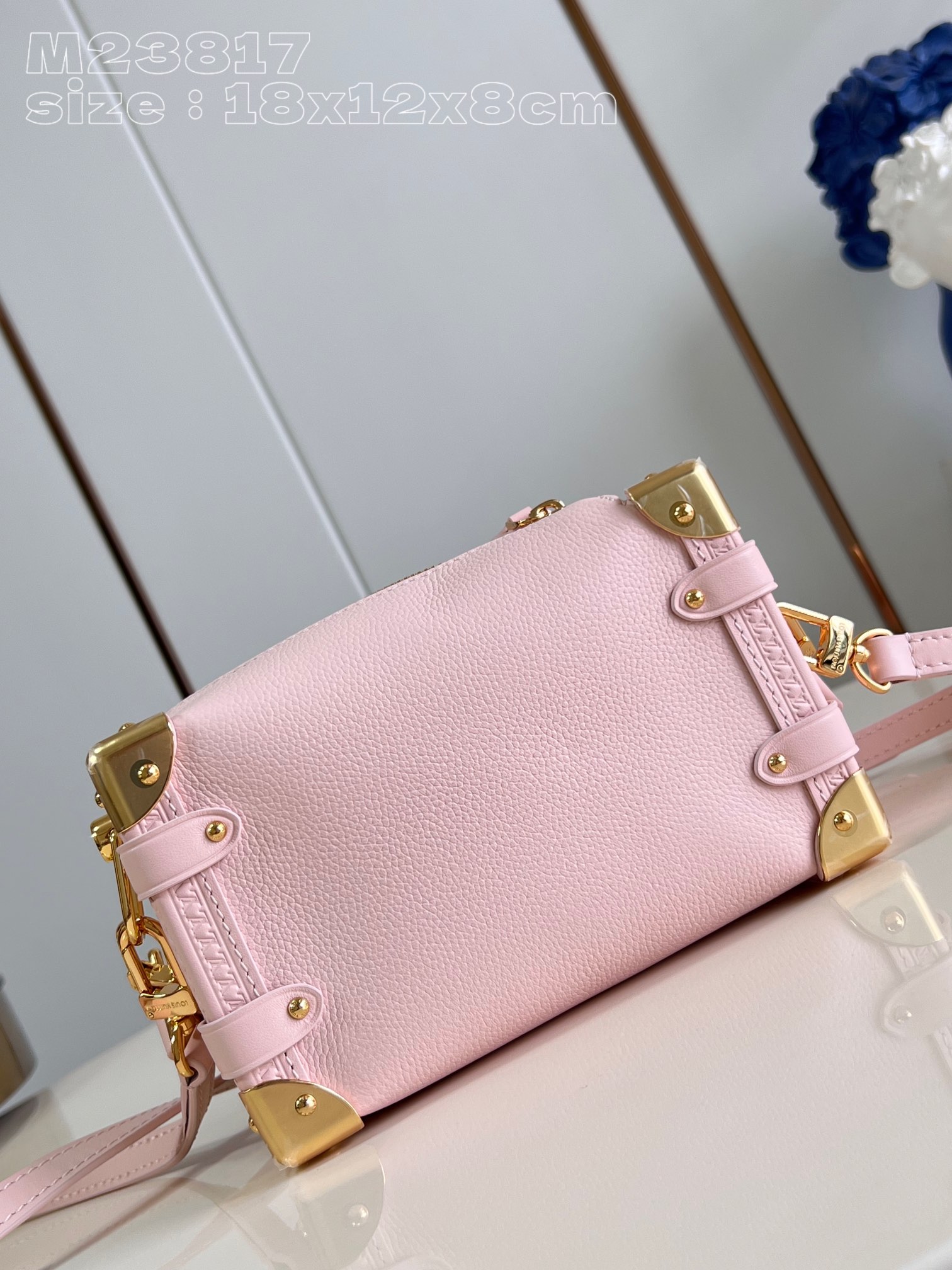Bagsaaa L0vis Vvtt0n M25071 Side Trunk PM Bag Pink - 18 x 12.5 x 8 cm