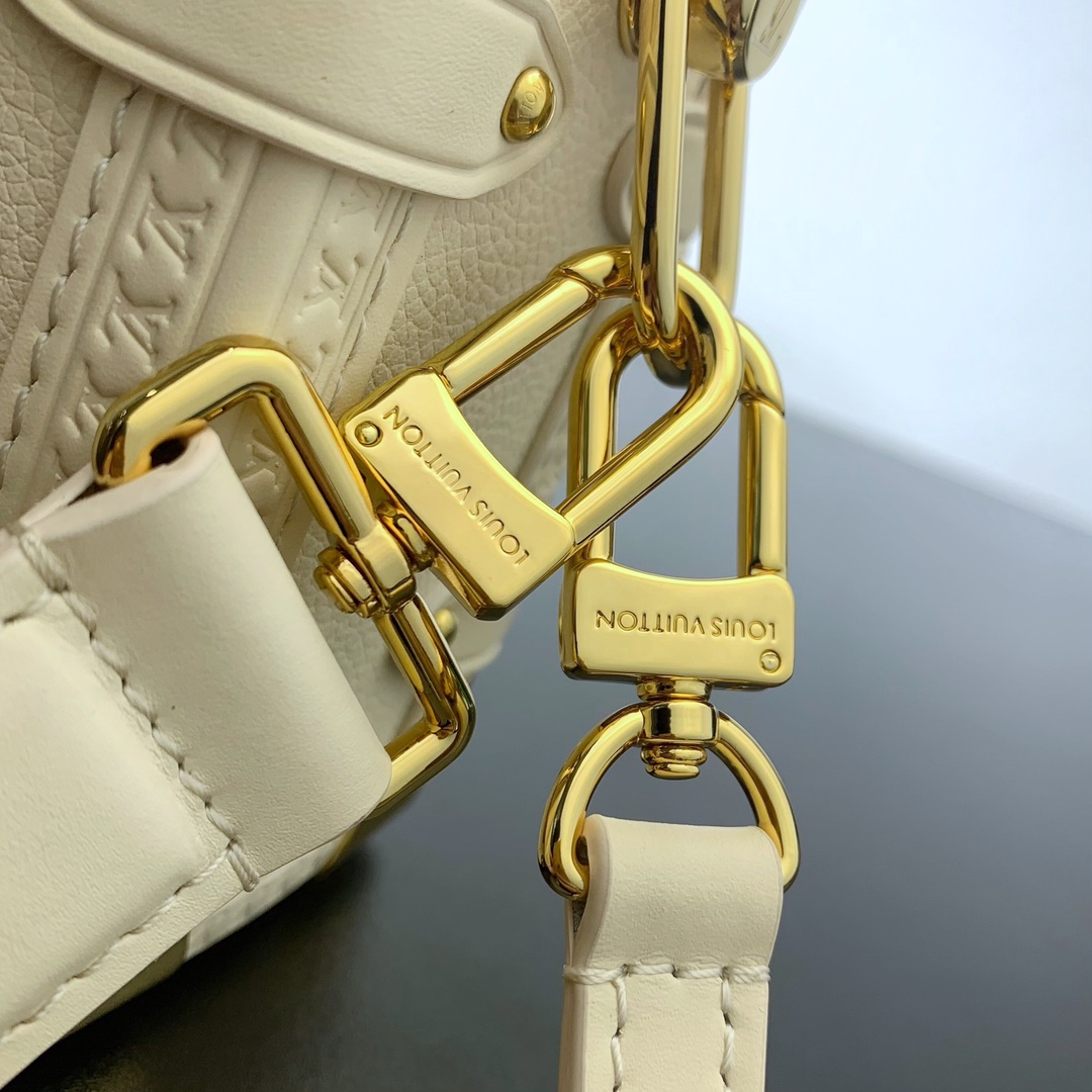 Bagsaaa L0vis Vvtt0n M23915 New Side Trunk PM Bag Beige - 18 x 12.5 x 8 cm