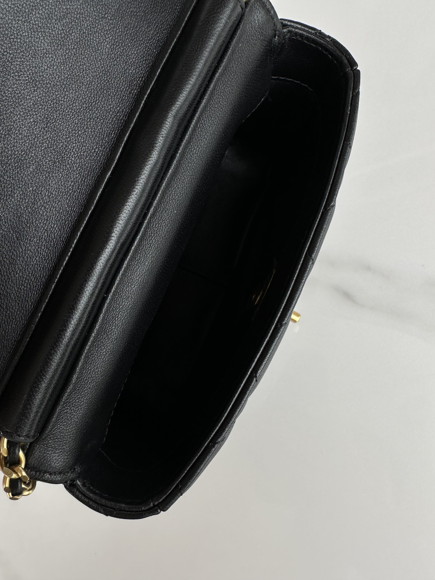 Bagsaaa Ch**el Mini Flap Bag AS4986 Black - 13 × 20 × 7,5 cm