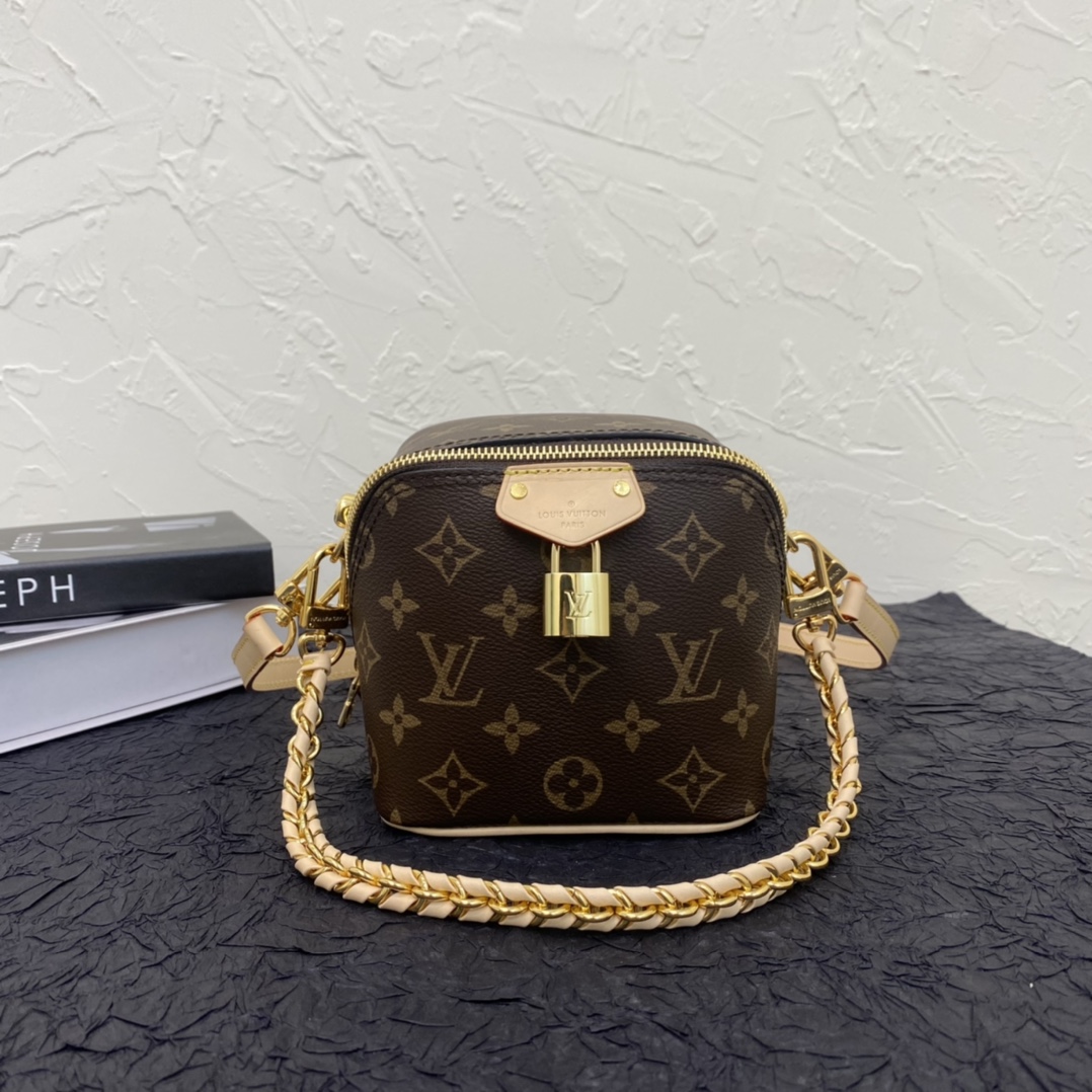 Bagsaaa L0vis Vvtt0n M47096 Just In Case Monogram - 13 x 14 x 11.5 cm