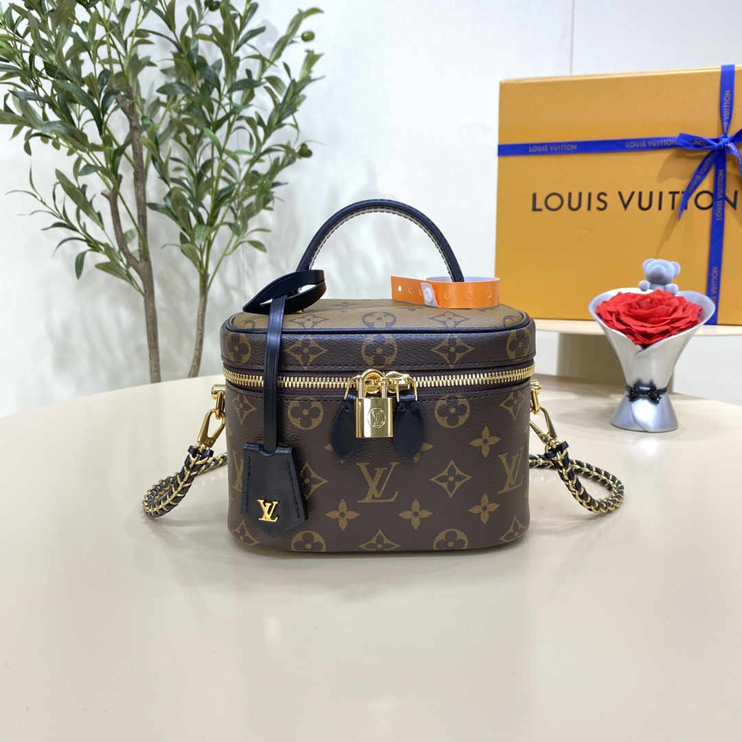 Bagsaaa L0vis Vvtt0n M45165 Vanity PM Monogram - 19 x 13 x 11 cm