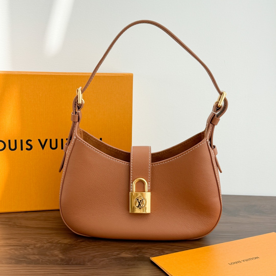 Bagsaaa L0vis Vvtt0n M24885 Low Key Shoulder Bag Brown - 26 x 18 x 7 cm