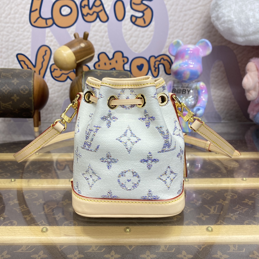 Bagsaaa L0vis Vvtt0n M83453 Nano Noé Multicolor White - 13 x 16 x 10 cm