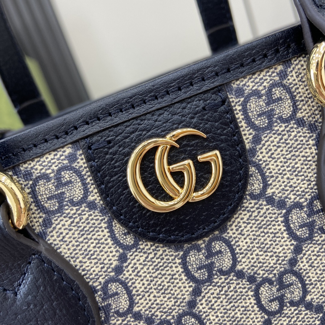 Bagsaaa Gvc*1 Ophidia Mini Tote Bag 811716 Dark Blue - 22x18x10 cm