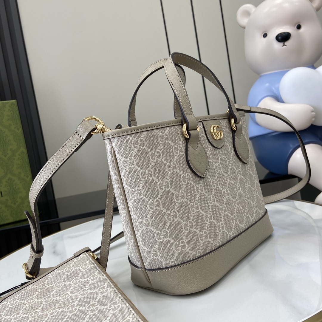 Bagsaaa Gvc*1 Ophidia Mini Tote Bag 811716 Beige - 22x18x10 cm