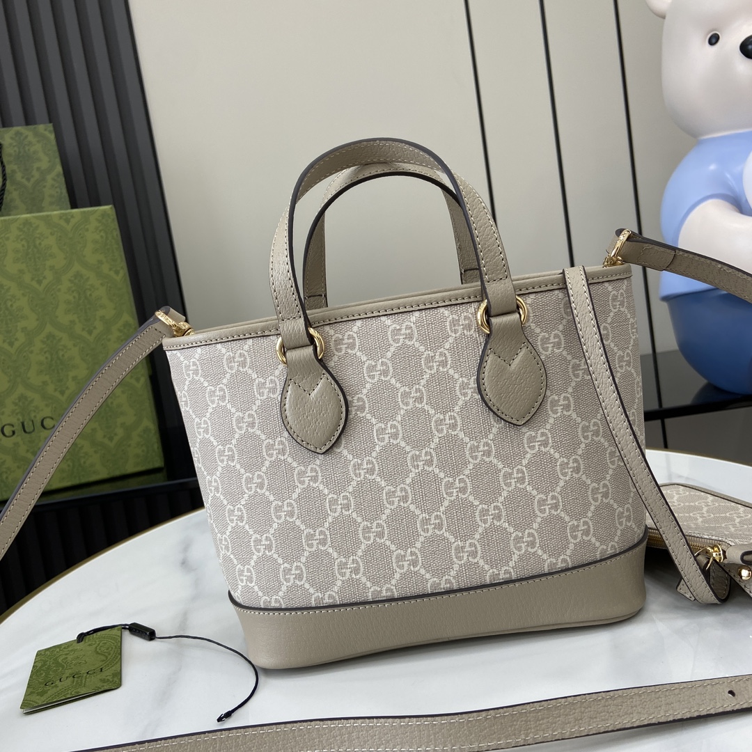 Bagsaaa Gvc*1 Ophidia Mini Tote Bag 811716 Beige - 22x18x10 cm