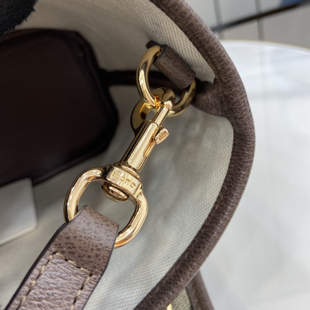 Bagsaaa Gvc*1 Ophidia Mini Tote Bag 811716 Brown - 22x18x10 cm