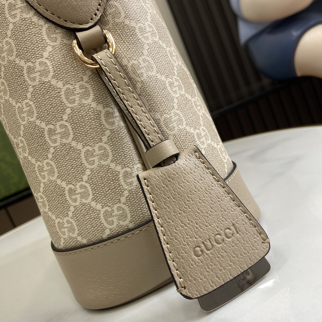 Bagsaaa Gvc*1 Ophidia GG Small Shoulder Bag 781402 Beige - 23 x 21 x 12 cm