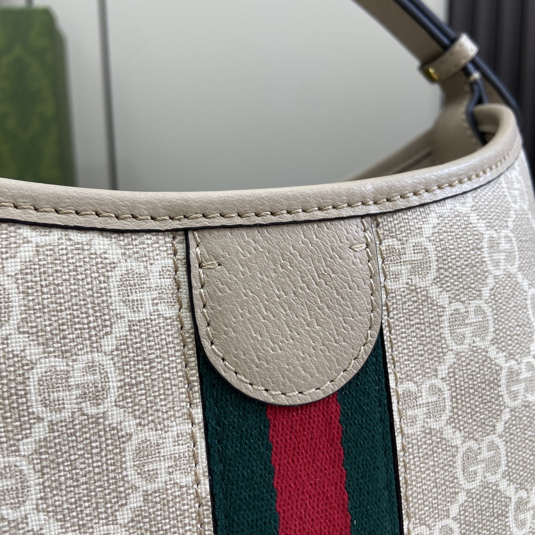 Bagsaaa Gvc*1 Ophidia GG Small Shoulder Bag 781402 Beige - 23 x 21 x 12 cm