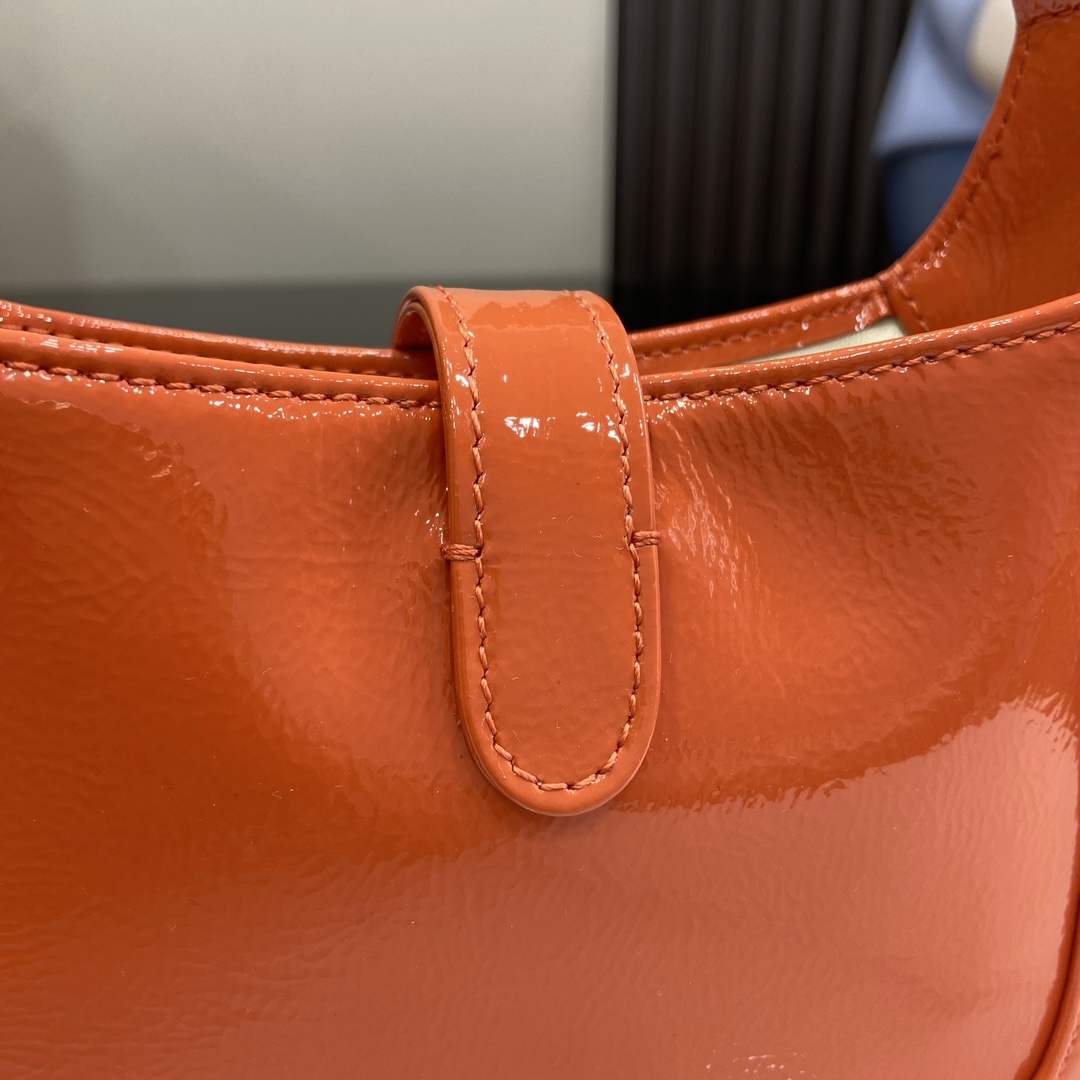 Bagsaaa Gvc*1 Jackie Notte Mini Bag 782889 Orange Patent - 19.5 x 18 x 3.5cm