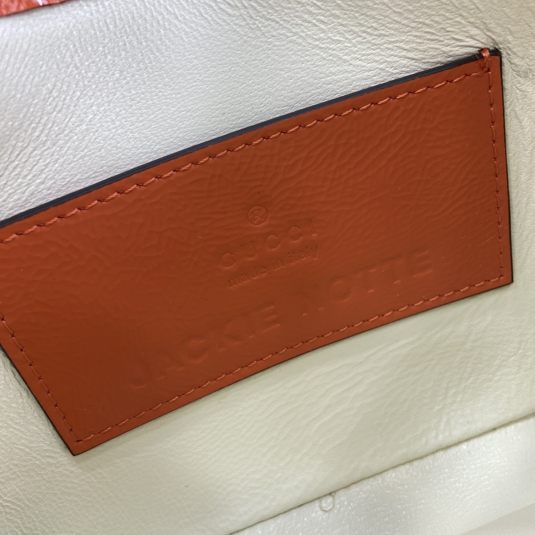 Bagsaaa Gvc*1 Jackie Notte Mini Bag 782889 Orange Patent - 19.5 x 18 x 3.5cm