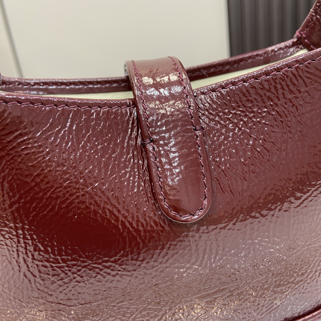 Bagsaaa Gvc*1 Jackie Notte Mini Bag 782889 Red Patent - 19.5 x 18 x 3.5cm