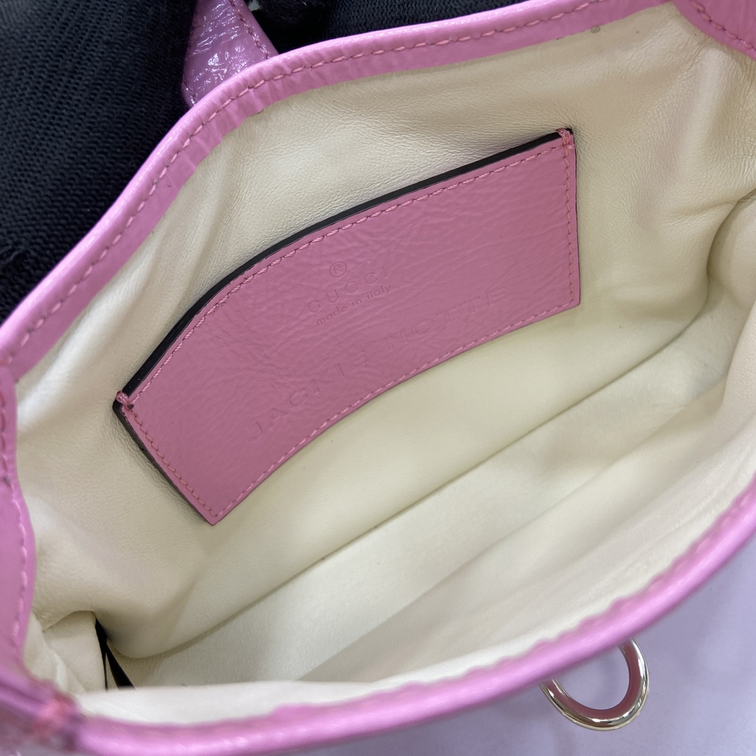 Bagsaaa Gvc*1 Jackie Notte Mini Bag 782889 Pink Patent - 19.5 x 18 x 3.5cm