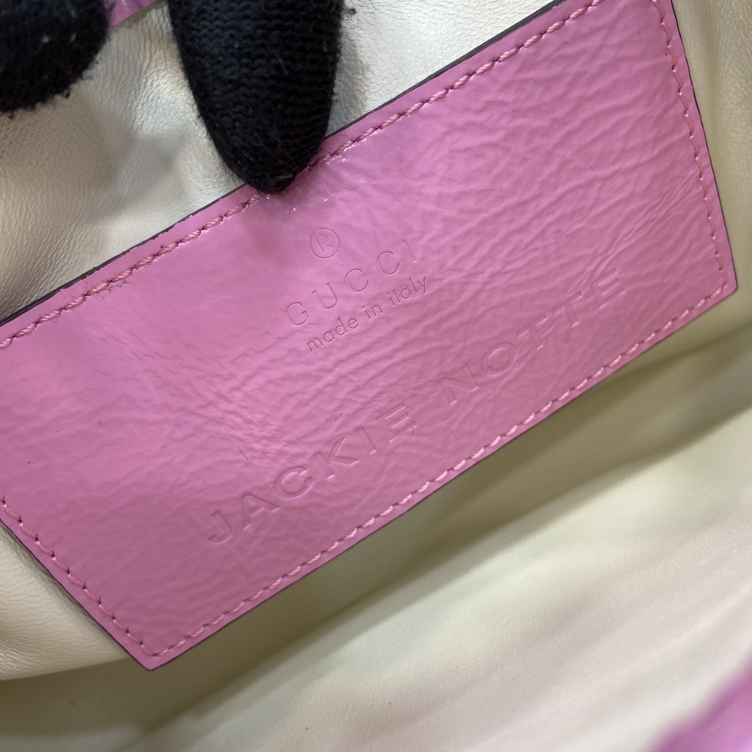 Bagsaaa Gvc*1 Jackie Notte Mini Bag 782889 Pink Patent - 19.5 x 18 x 3.5cm