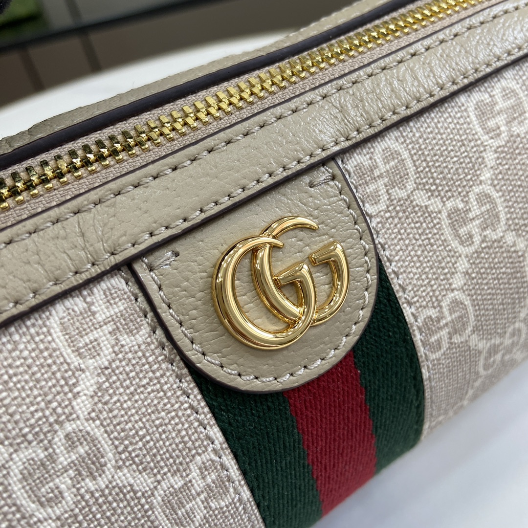 Bagsaaa Gvc*1 Ophidia Mini Shoulder Bag 795208 Beige - 18.5 x 10 x 10 cm