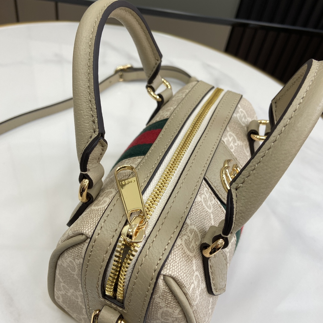 Bagsaaa Gvc*1 Ophidia S*per Mini Bag 781490 Cream - 16.5 x 10 x 9 cm