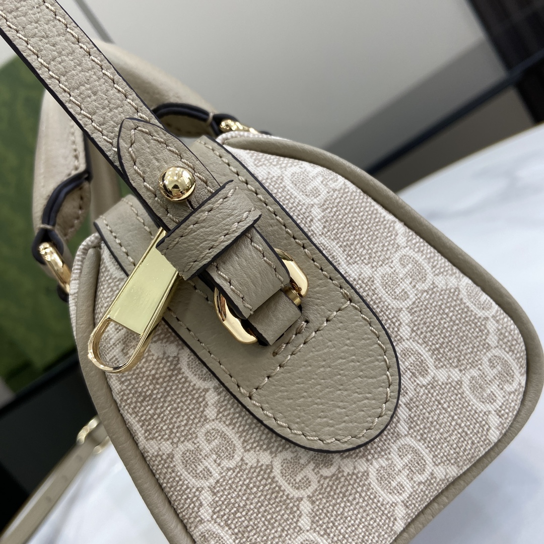 Bagsaaa Gvc*1 Ophidia S*per Mini Bag 781490 Cream - 16.5 x 10 x 9 cm