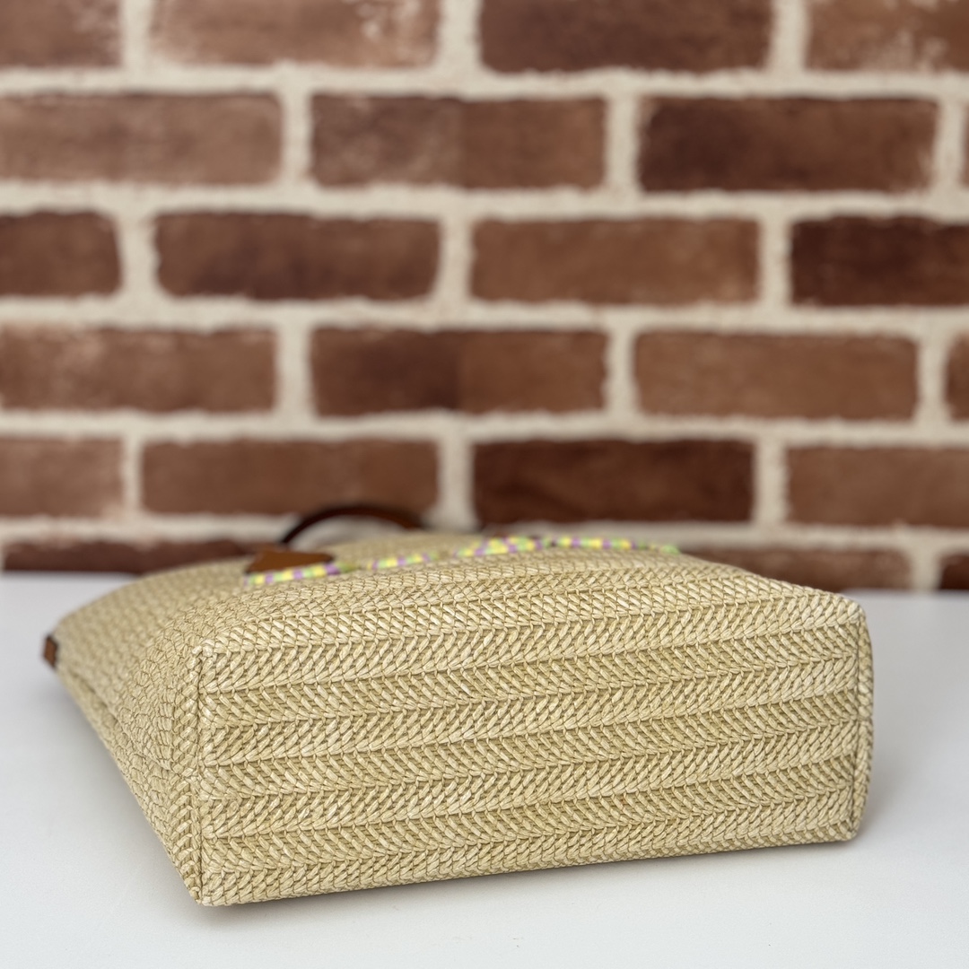 Bagsaaa Gvc*1 Small Straw-Effect Tote ‎779671 - 26x25x11cm