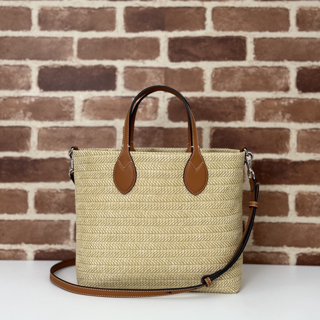 Bagsaaa Gvc*1 Small Straw-Effect Tote ‎779671 - 26x25x11cm