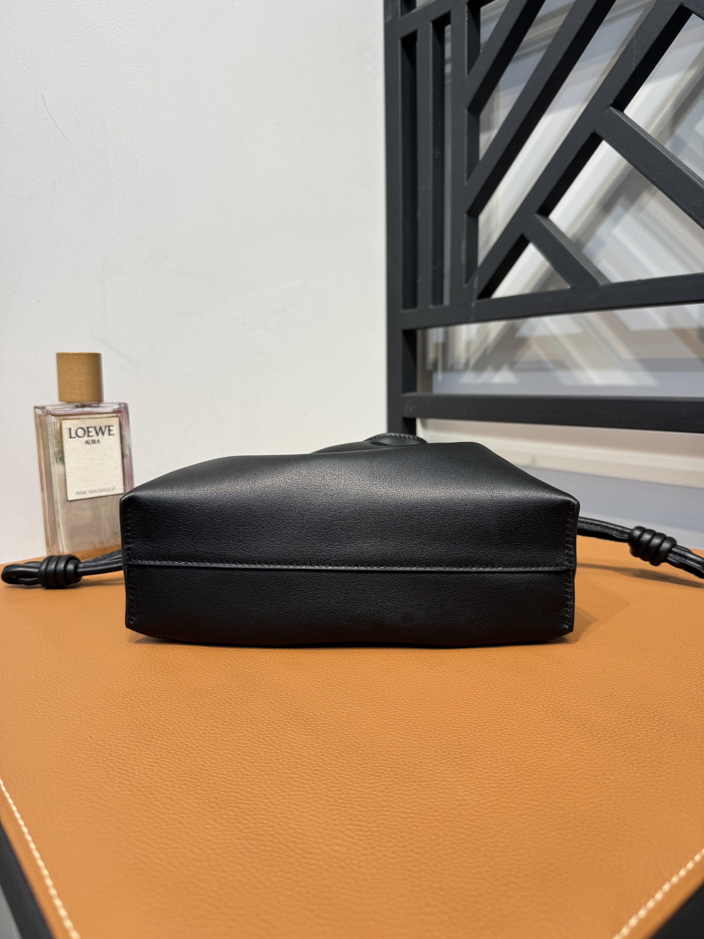 Bagsaaa Mini Flamenco Clutch In Nappa Calfskin Black - 23.9X18X9 cm