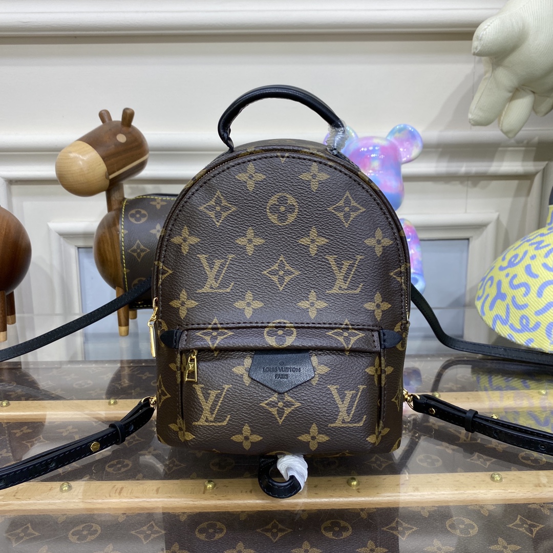 Bagsaaa L0vis Vvtt0n M44873 Palm Springs Mini Backpack Monogram - 17 x 22 x 10 cm