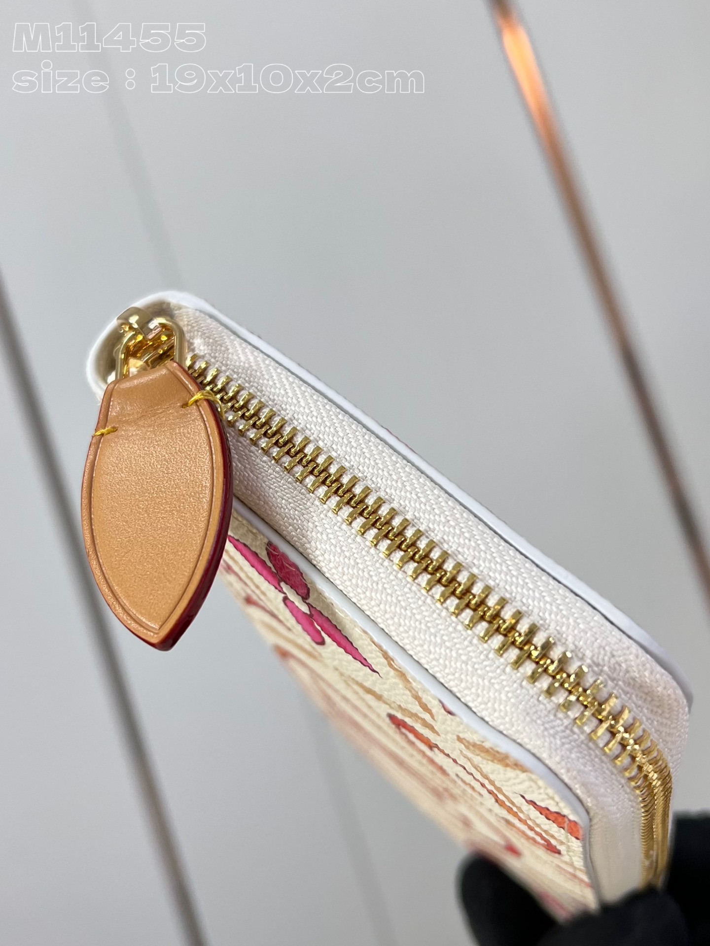 Bagsaaa L0vis Vvtt0n M11455 Zippy Wallet Coral - 19.5 x 10.5 x 2.5 cm